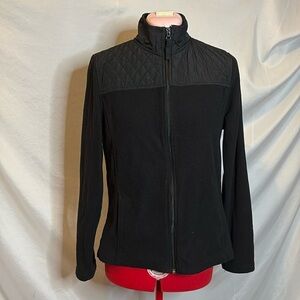 LL15 George zip hip fleece like long sleeve jacket